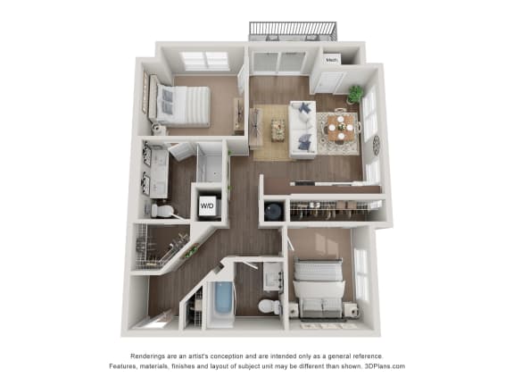 2 bedroom 2 bathroom
