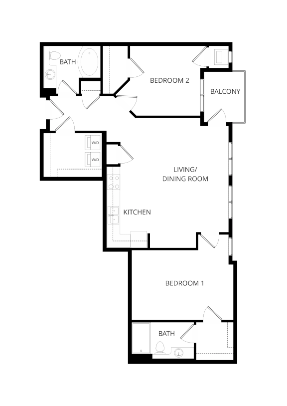 Floor Plan  C8 2x2