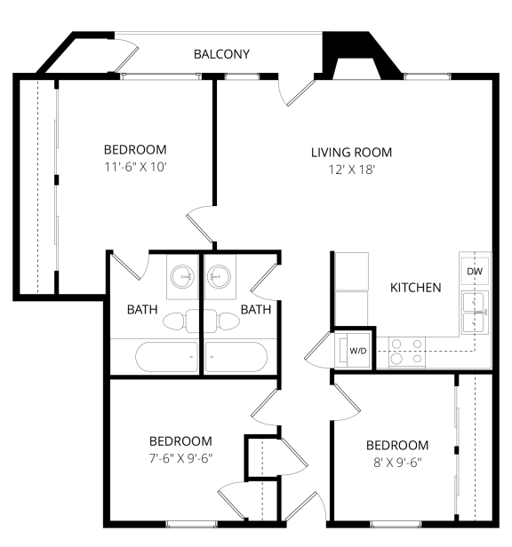 Silver Ridge Apartments - Floorplan