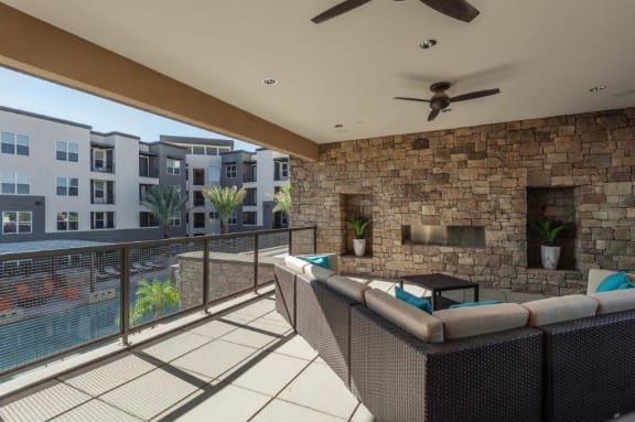 a balcony or terrace at homewood suites by hilton houston stafford sugar