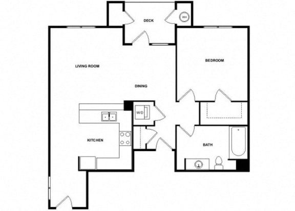 a black and white floor plan of a house