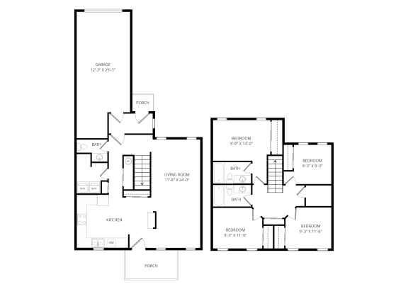 Birchwood Homes Apartments - Floorplan