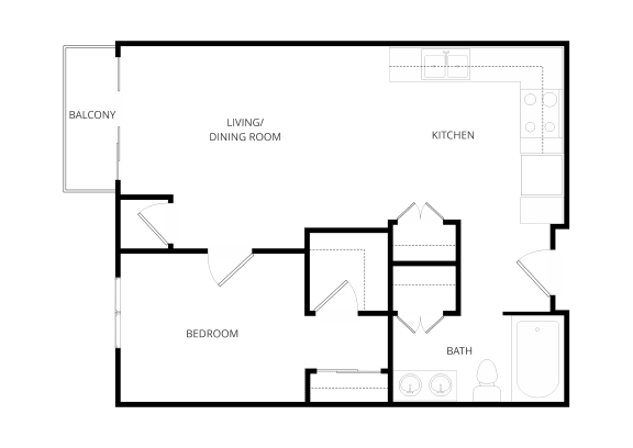 this floor plan is an illustration of our floor plan with bedrooms and baths