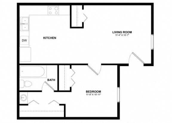 The Club at Eagle Point Apartments - Floorplan