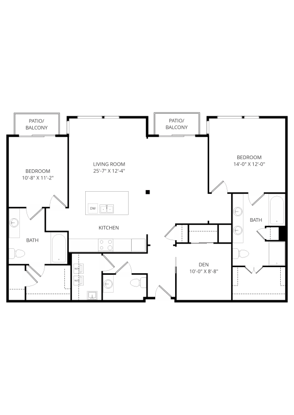 a floor plan of a house with two floors and a garage