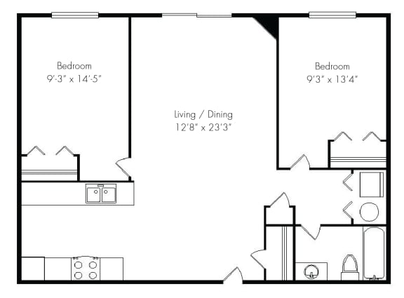 Floor Plan  Legacy West Apartments - Floorplan