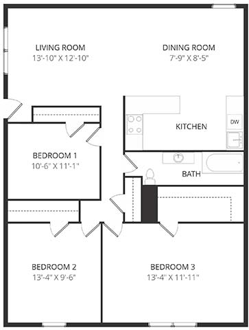 floor plan photo of the reserve at magnolia ridge in cary, nc