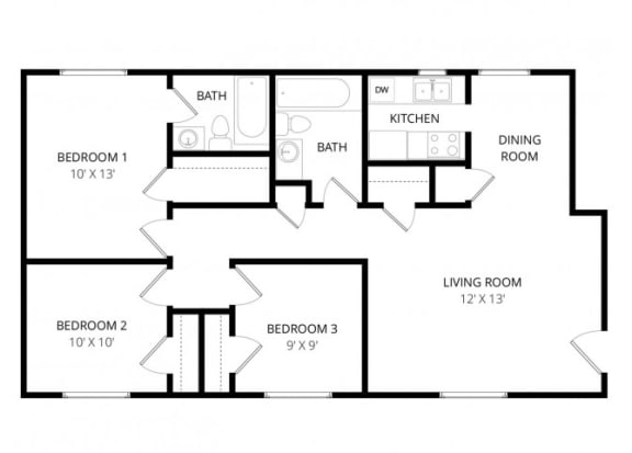 Floor Plan  3x2