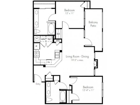 Floor Plan  Oasis Handicap Accessible