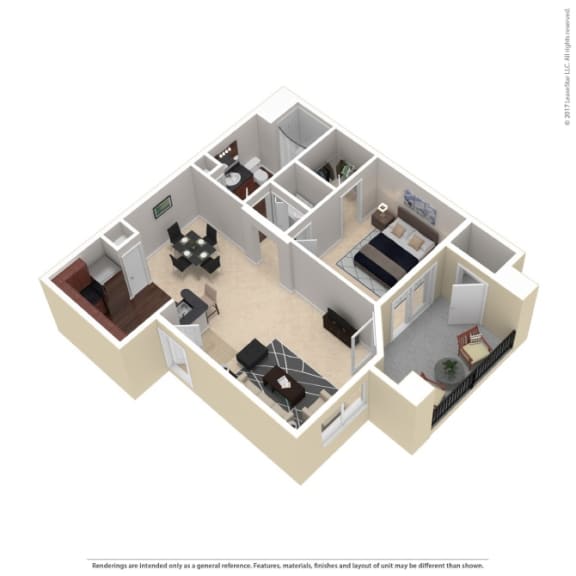 Floor Plan  this is an image of a 3d floor plan of a 2100 sq ft house
