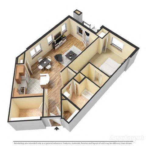 a drawing of a floor plan of a house