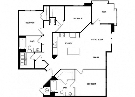 a floor plan of a house