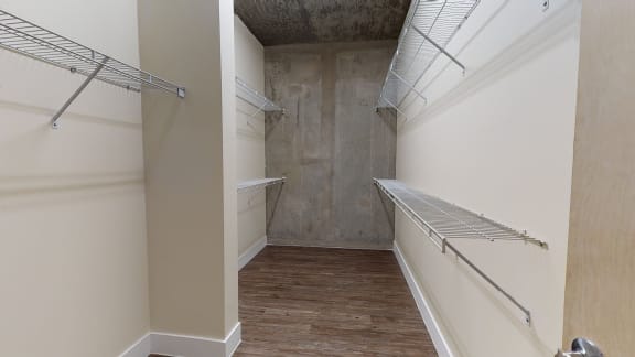 Penthouse walk in closet