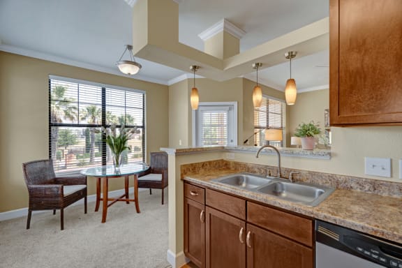 Tuscany at Faudree Granite Countertop Breakfast Bar