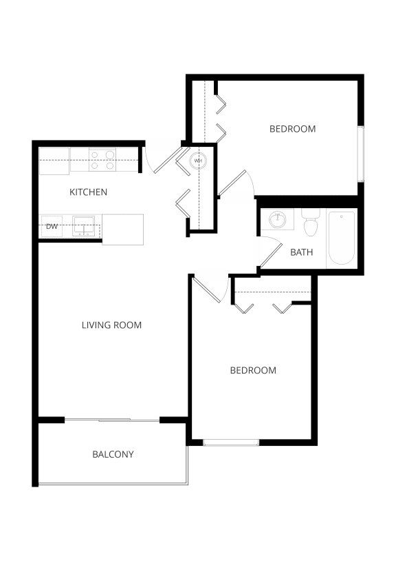 Floor Plan  The Outlook Apartment - Floorplans