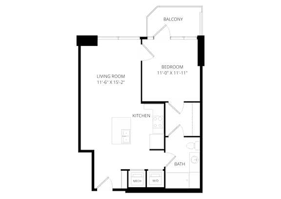 a floor plan of a house with an open floor plan