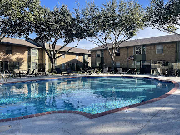 our apartments have a large pool for residents to enjoy