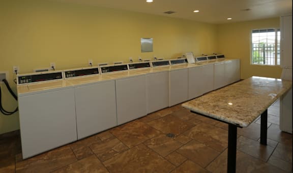 washer and dryers at Bella Park Apartments, Rialto, California