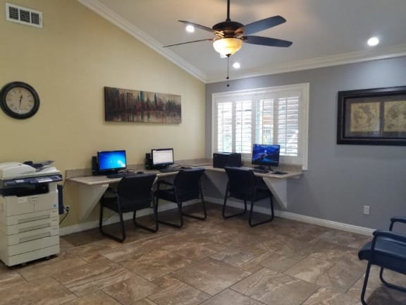 Business Center at Citrus Gardens Apartments, Fontana, CA 92335