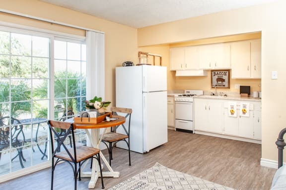 Studio Kitchen at Country Village Apartments, Jurupa Valley, CA, 91752