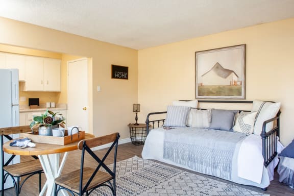 Studio Floor Plan at Country Village Apartments, Jurupa Valley, CA, 91752