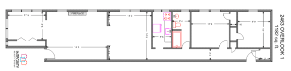 1 Bedroom 1 Bath Floor Plan at Integrity Cleveland Heights, Cleveland Heights, OH, 44106