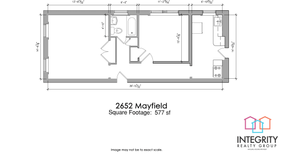 Mayfield 2652,  1 Bedroom 1 Bath at Integrity Cleveland Heights, Cleveland Heights, OH, 44106