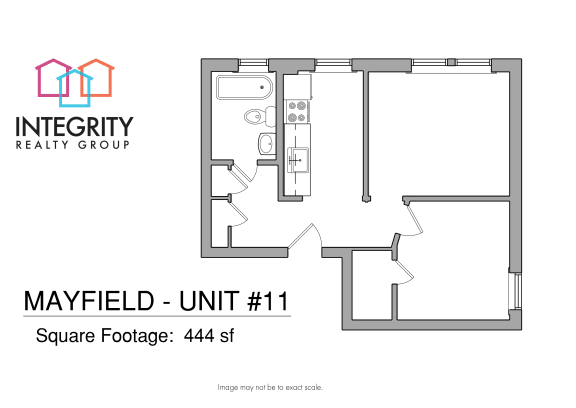 Floor Plan  1 Bed 1 Bath Floor Plan at Integrity Cleveland Heights, Ohio, 44106