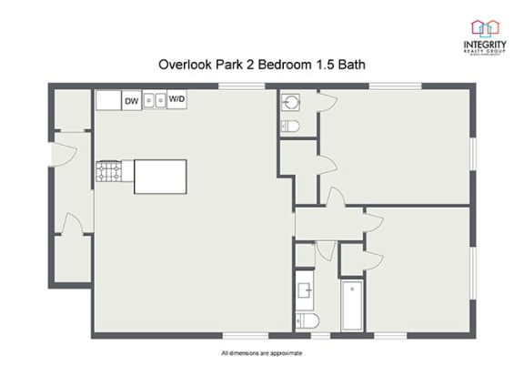 Overlook Park 2 Bedroom 1.5 Bath at Integrity Cleveland Heights, Cleveland Heights, Ohio