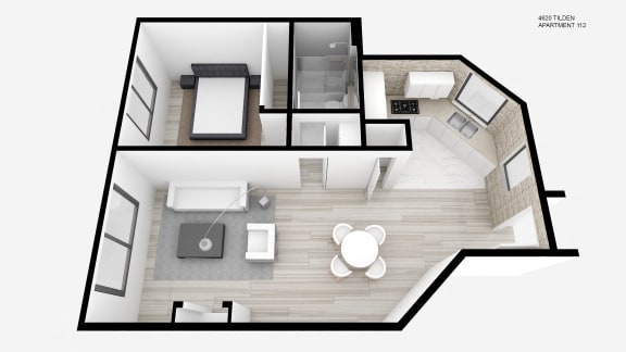 One Bedroom + One Bath