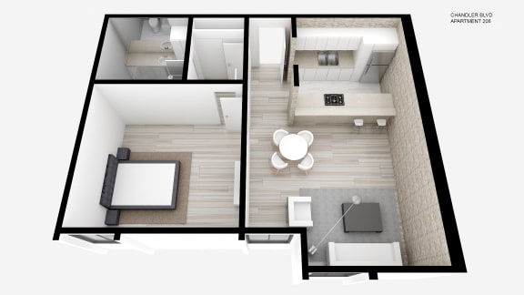 One Bed + One Bath