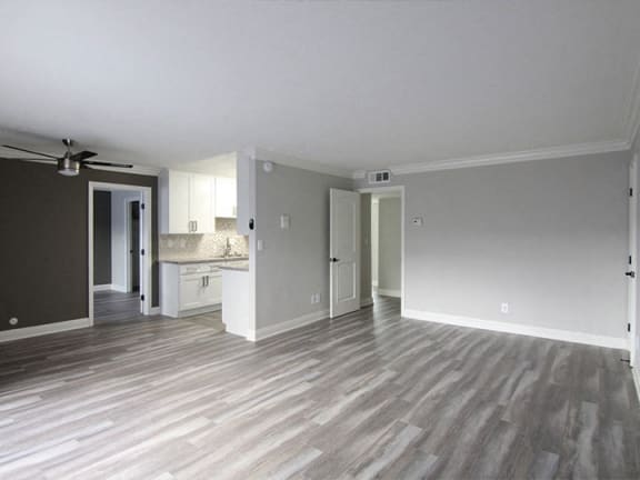 Hardwood floors throughout
