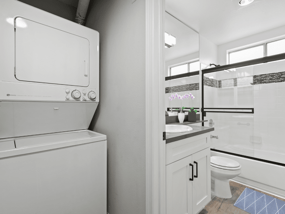 All units have in-unit washers and driers.