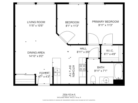 A black and white image of a floor plan for a house.