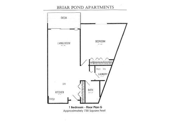 the floor plan of the bridal fond apartments