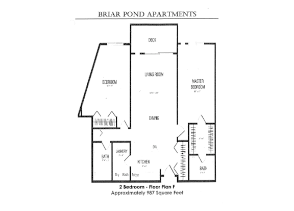 the floor plan of the braun pond apartments