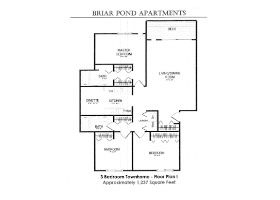 the floor plan of the bair fond apartments