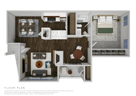 maskmask floor plan  1 bedroom  503 sq ft