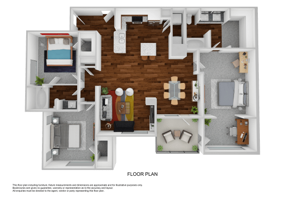 Floor Plan  a floor plan of a house with a wooden floor