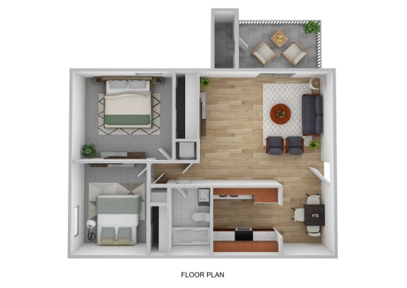 the residences at city center apartments floor plan 1 bedroom