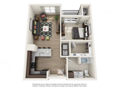 1 Bed | 1 Bath