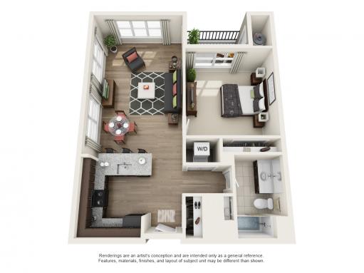 1 Bed | 1 Bath