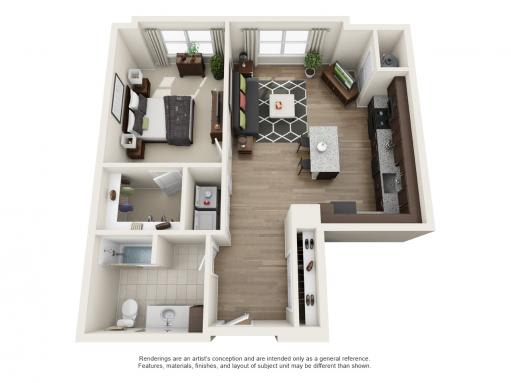 1 Bed | 1 Bath
