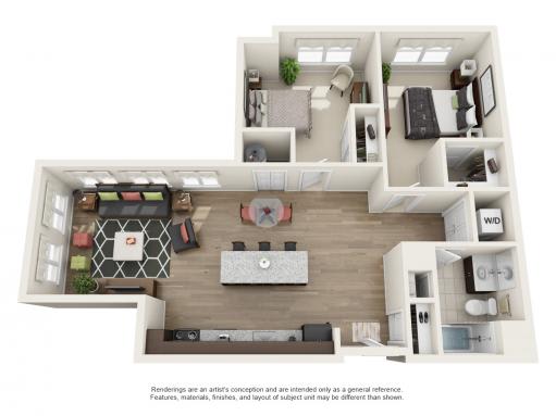 2 Bed | 1 Bath