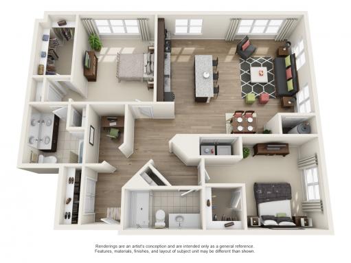 2 Bed | 2 Bath