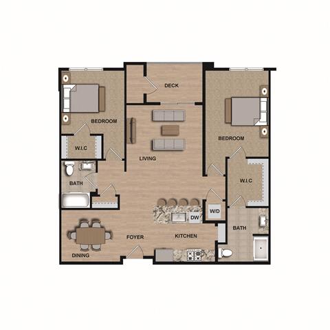 a floor plan of a house