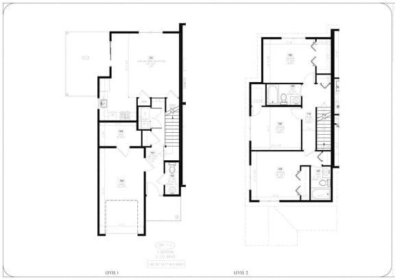 3 bed 2.5 bath floor plan at Pleasant View Estates, Connecticut, 06351