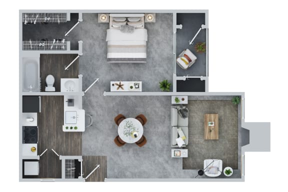 1 BED - 1 BATH | Warner West at Town Walk at Hamden Hills, Hamden, CT