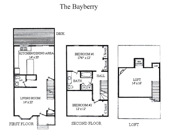 A diagram of a house layout with labeled rooms such as "Kitchen/Dining Area" and "Living Room".