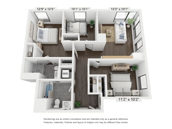 3 Bed / 2 Bath